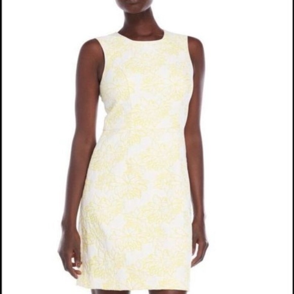 Shoshanna Dresses & Skirts - Shoshanna Knee Length Jacquard Shift Sheath Dress Like New Size 2